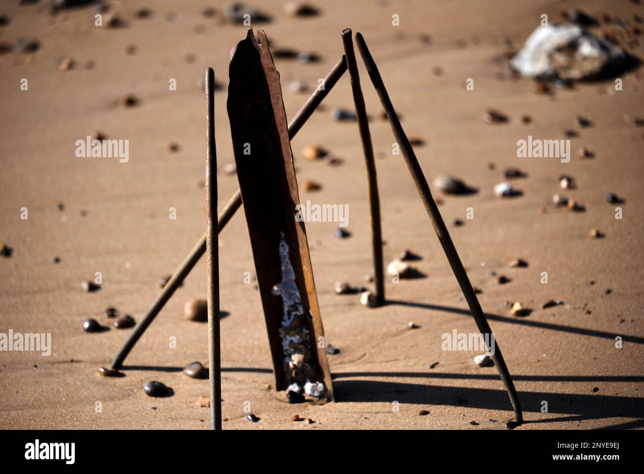 Wartime Trümmer Bawdsey Suffolk UK Stockfoto