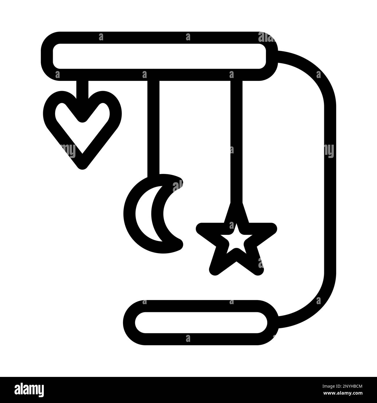 Spielzeuge Mit Dicken Linien Stockfoto