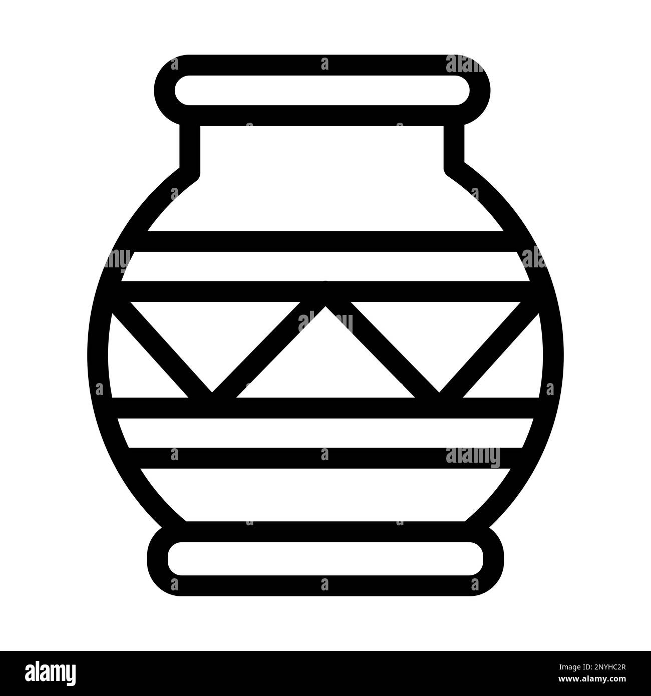 Symbol Für Dicke Linien Stockfoto