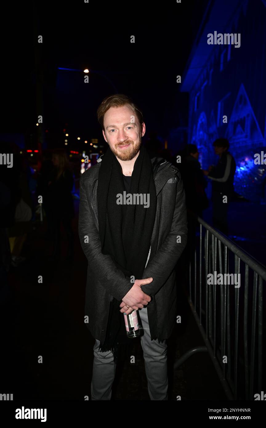 Tino Mewes bei der Medienboard Berlinale Party am Holzmarkt während der Berlinale 2023 / 73. Internationale Filmfestspiele Berlin. Berlin, 18.02.2023 Stockfoto