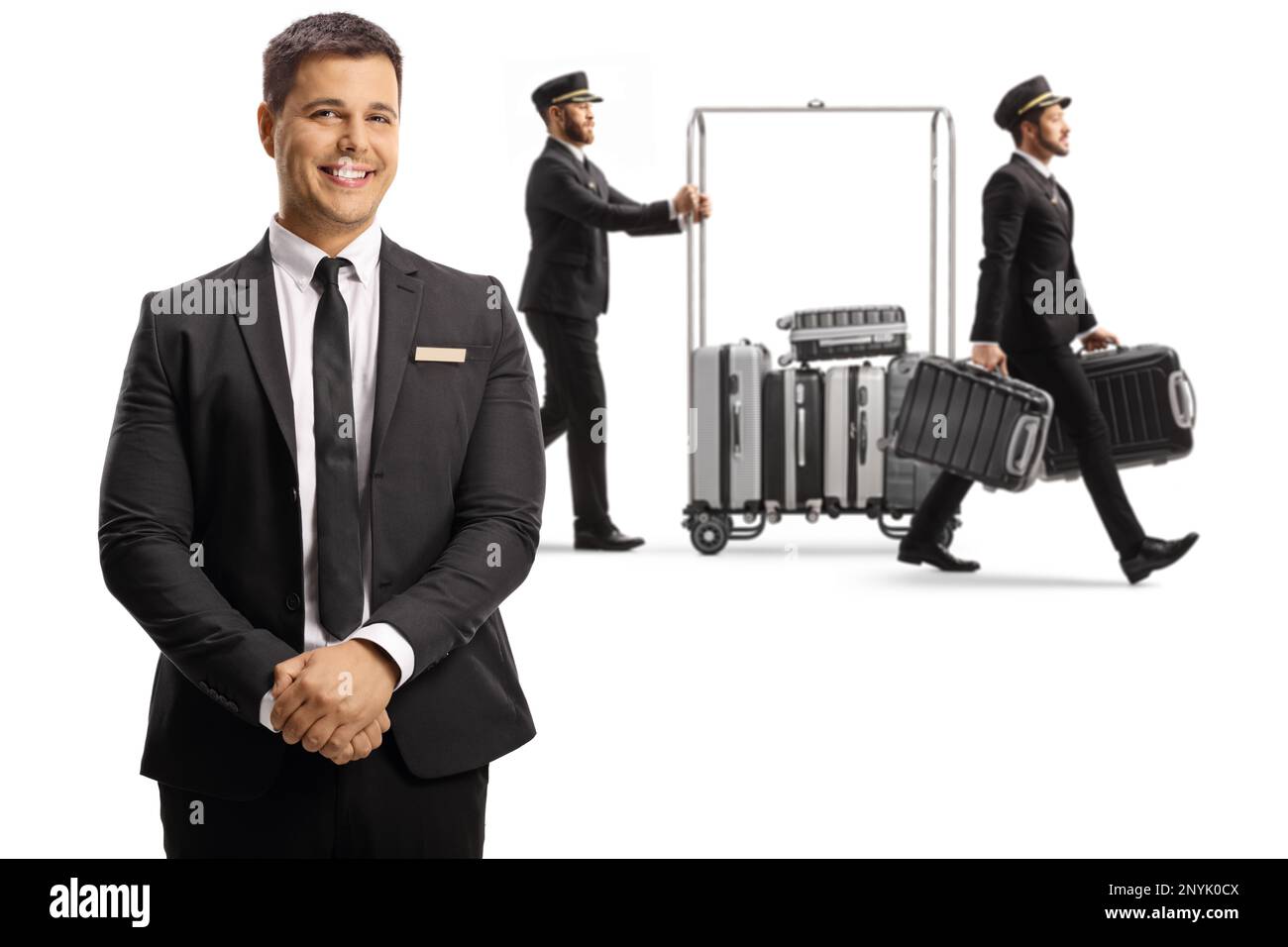 Hotelangestellte, Die Das Gepäck Des Kunden in Einen Kofferraum Laden  Stockfoto - Bild von schutz, verhinderung: 213417032