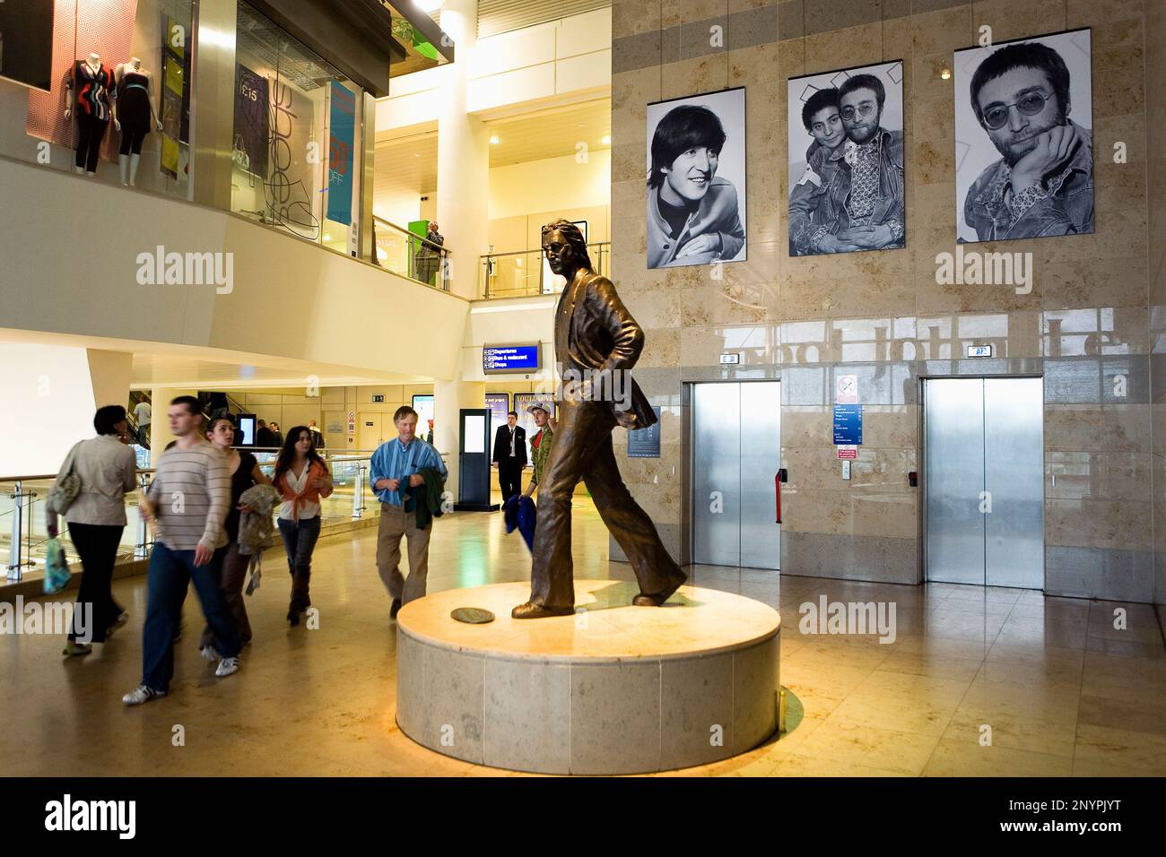 John Lennon Airport. Liverpool. England. UK Stockfoto