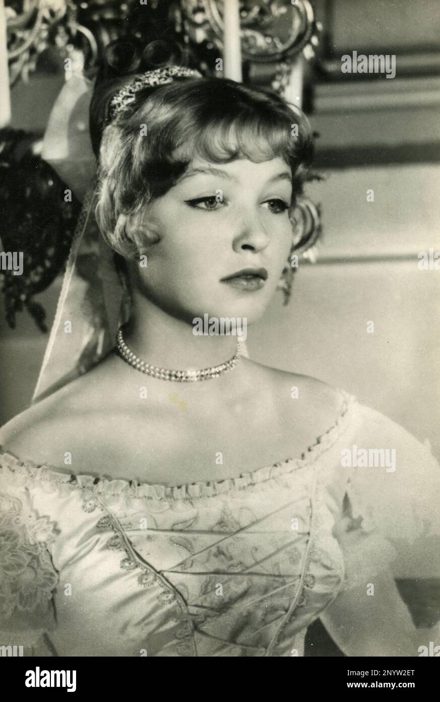 Französische Schauspielerin Marina Vlady, 1950er Stockfoto