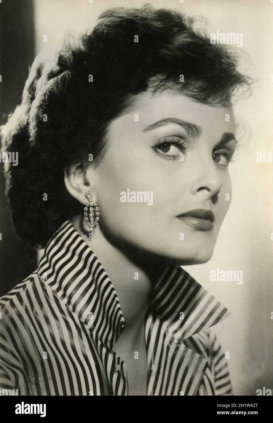 Deutsche Schauspielerin Ursula Thiess im Film The Americano, USA 1955 Stockfoto