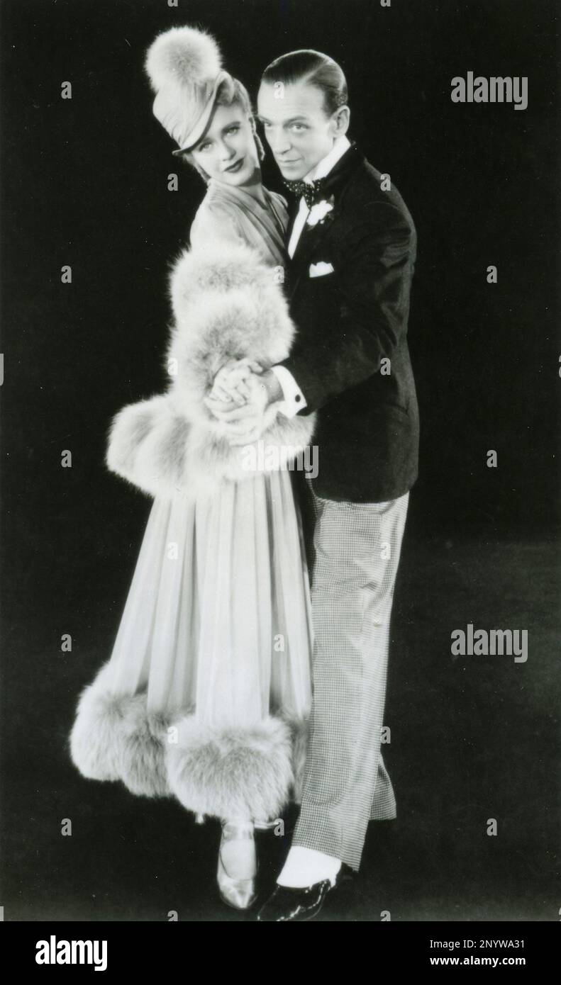 Die amerikanischen Schauspieler Fred Astaire und Ginger Rogers im Film The Story of Vernon und Irene Castle, USA 1939 Stockfoto