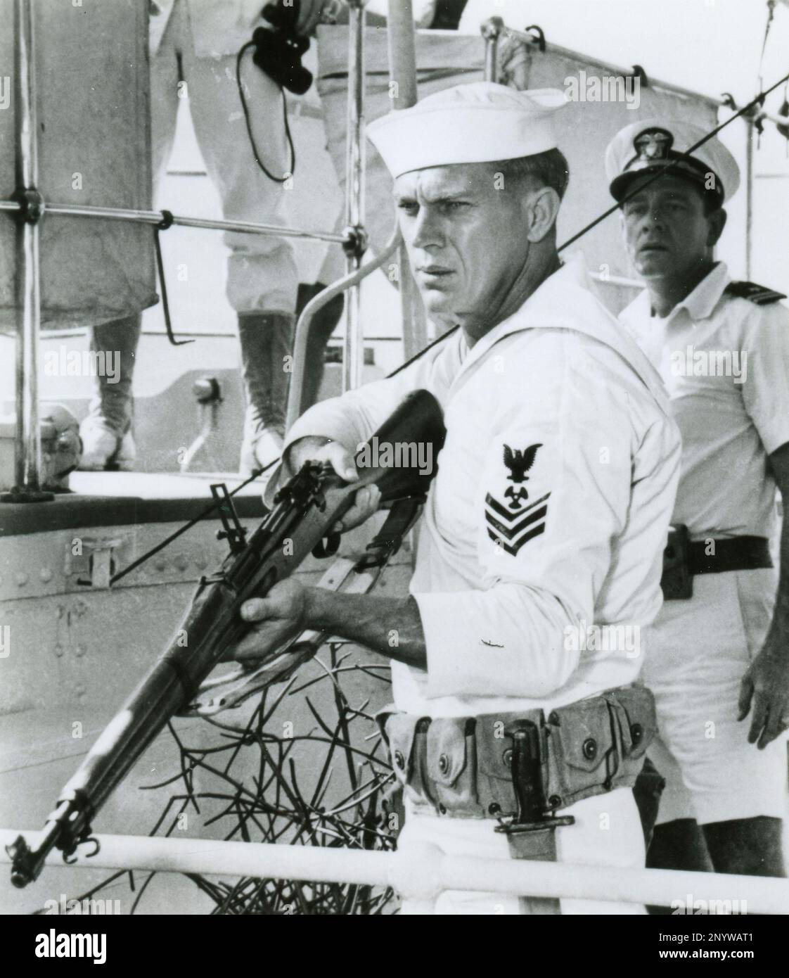 Der amerikanische Schauspieler Steve McQueen im Film The Sand Pebbles, USA 1966 Stockfoto