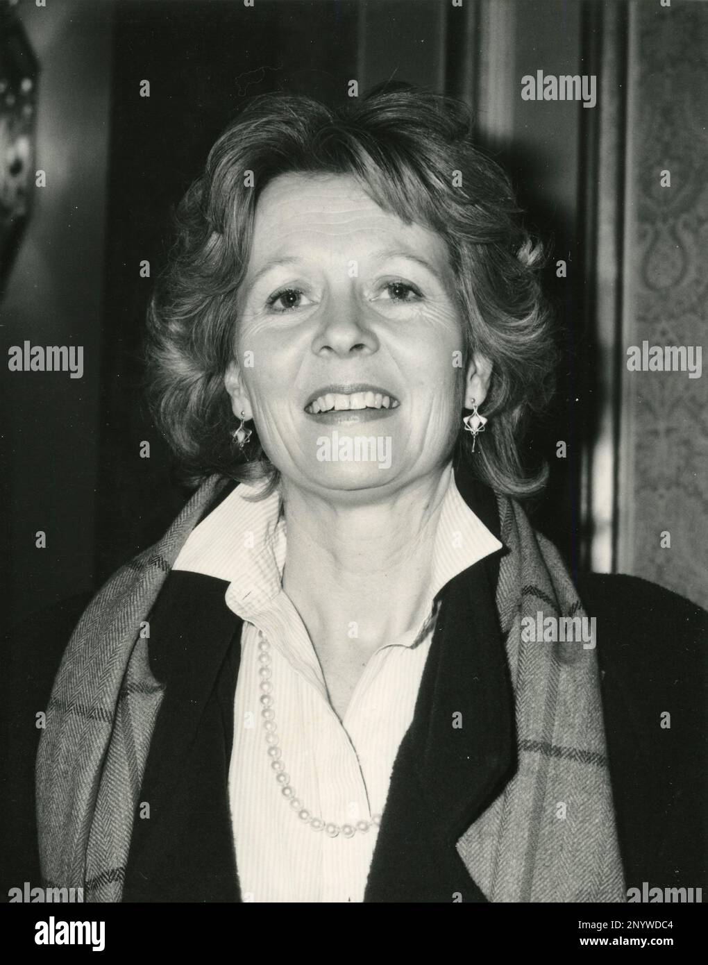 Britische Schauspielerin Angela Thorne, UK 1987 Stockfoto