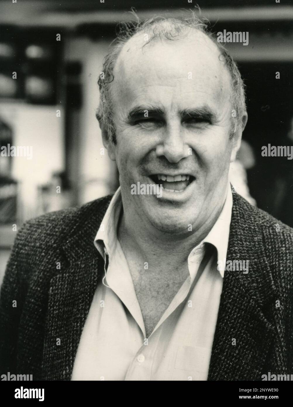 Australischer Kritiker und Journalist Clive James, UK 1987 Stockfoto
