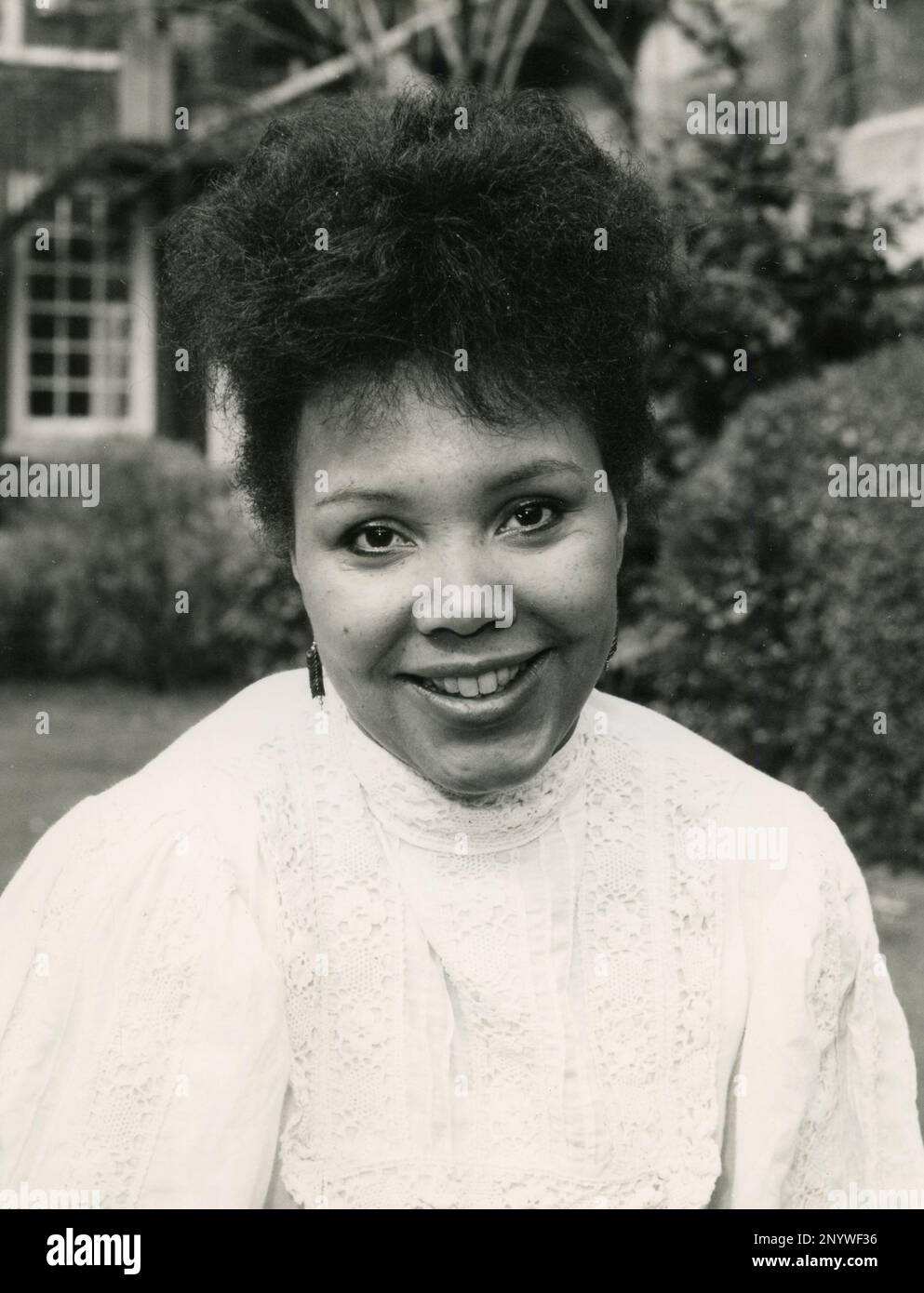 Englische Schauspielerin Cleo Sylvestre, UK 1984 Stockfoto