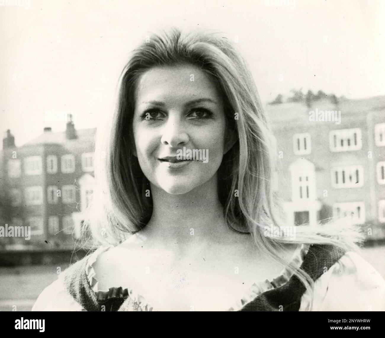 Britische Schauspielerin Penny Jackson, UK 1970 Stockfoto