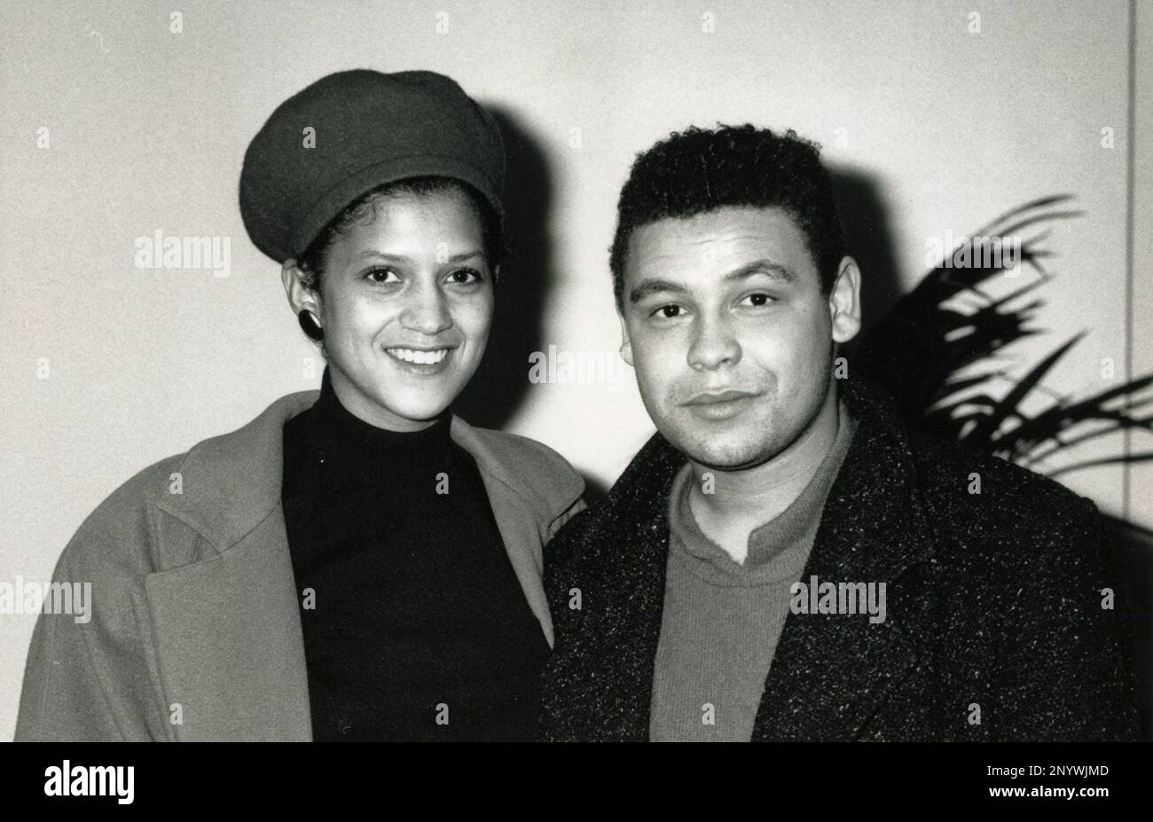 Schauspielerin Cathy Tyson und Craig Charles, Schauspielerin und Dichterin, UK 1987 Stockfoto