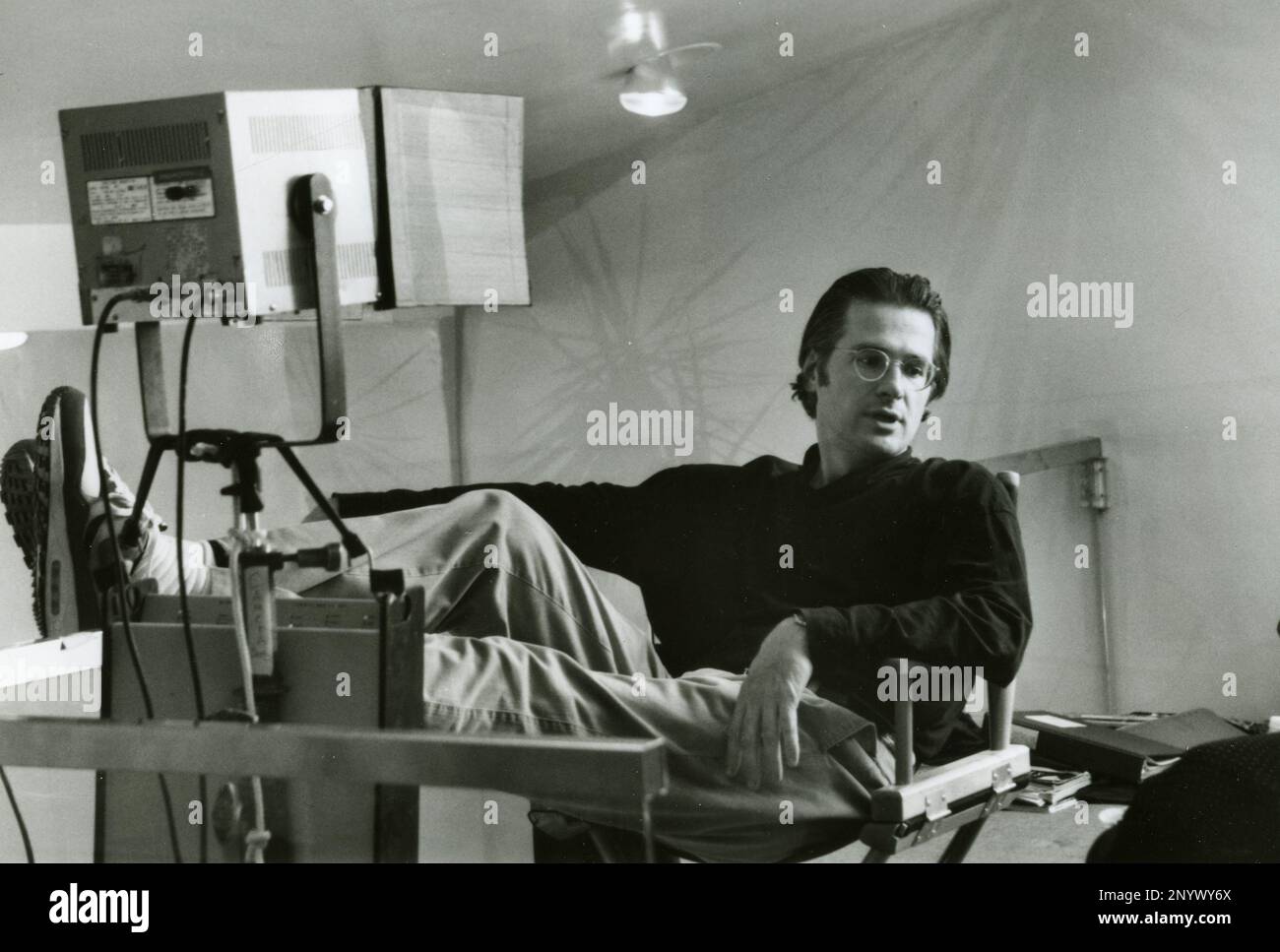 Amerikanischer Playwriter und Filmregisseur John Patrick Shanley, USA 1990 Stockfoto