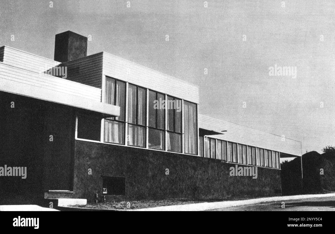 1920 , Los Angeles , USA : The Hollyridge Development projiziert vom gefeierten österreichischen Architekten RICHARD NEUTRA ( Wien 1892 - Wuppertal 1970 ) - ARCHITETTURA - ARCHITETTO - abitazione - casa - House - AVANTGUARDIA - AVANTGARDE - RAZIONALISMO - RAZIONALISTA - Movimento Moderno -- - Archivio GBB Stockfoto