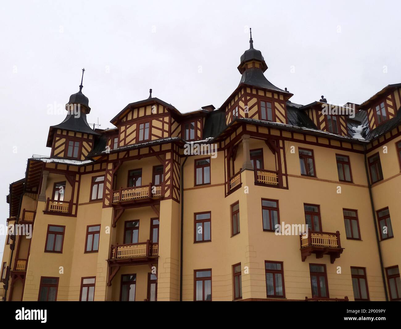 Grandhotel, Starý Smokovec, Ótátrafüred, Slowakische Republik, Europa Stockfoto