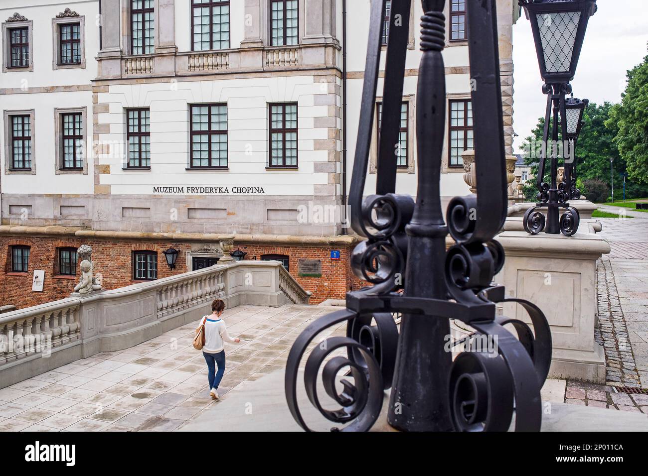 Gninski-Ostrogski Palast Gehäuse Muzeum Fryderyka Chopina Frederic Chopin Museum Warschau Polen Europa. Stockfoto