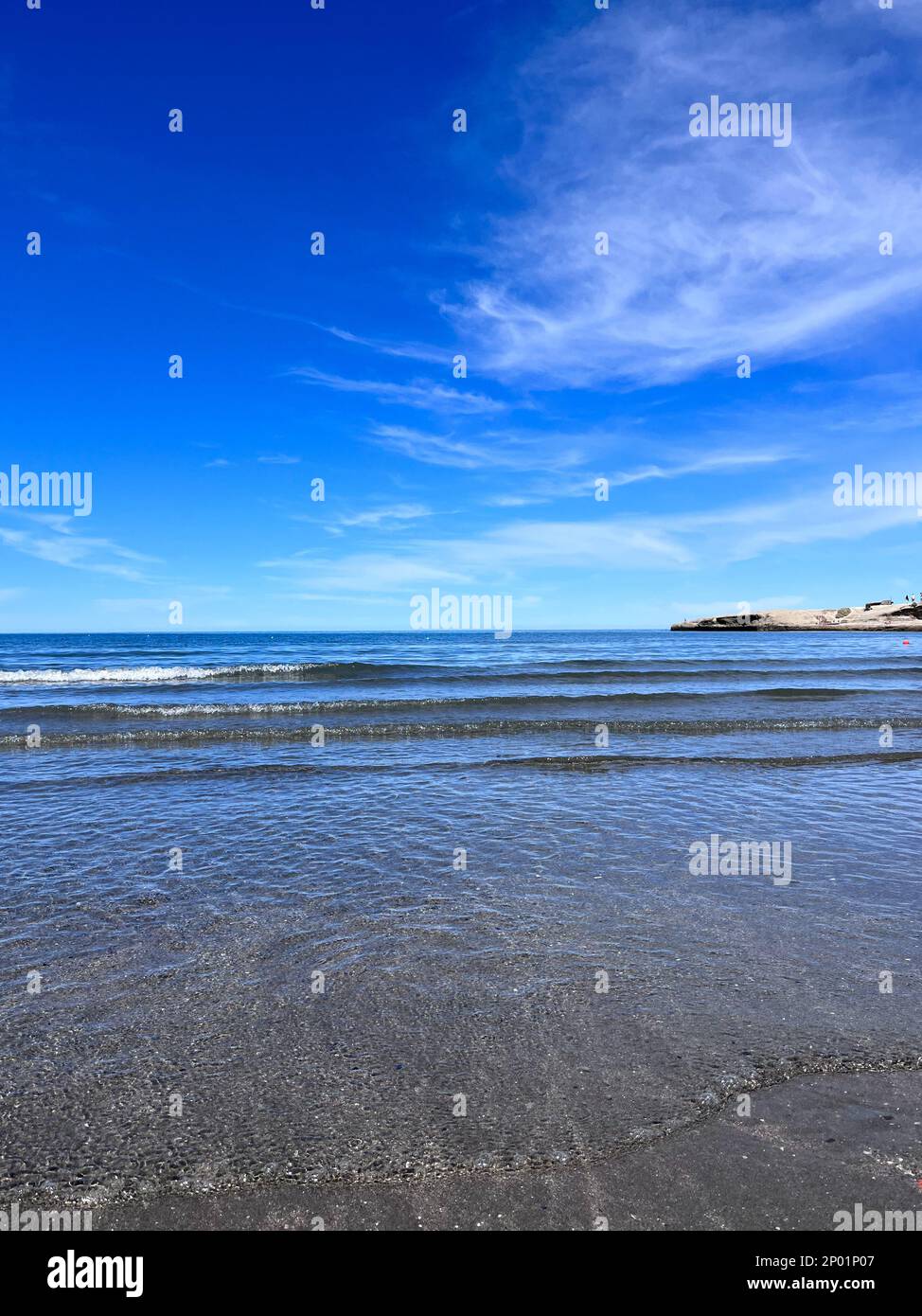 Am Meer in Puerto Madryn, Argentinien Stockfoto