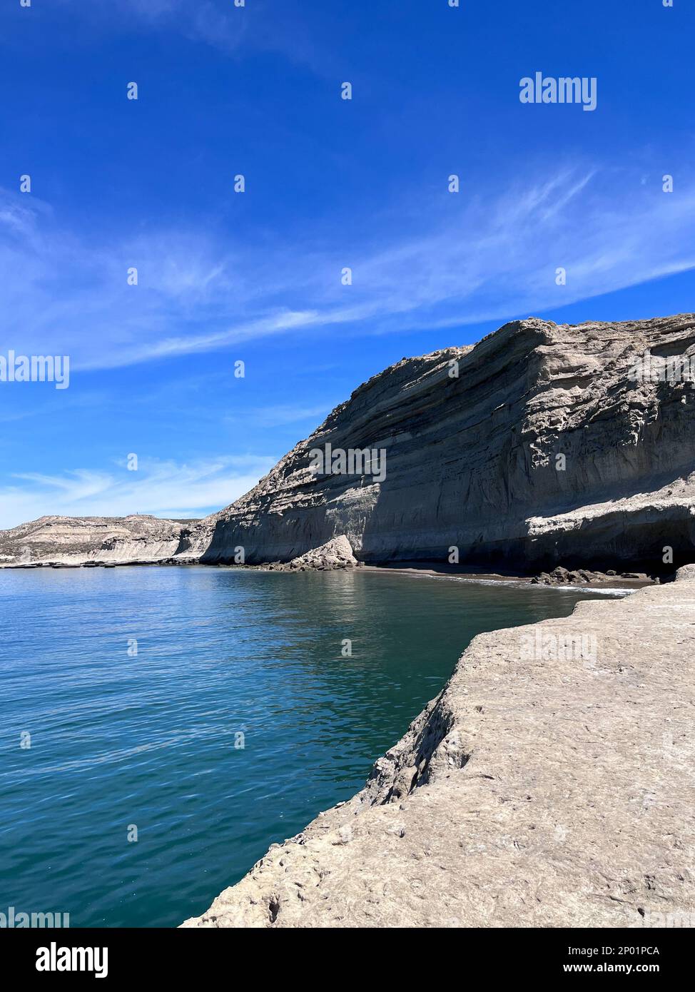 Landschaft in Puerto Madryn, Chubut Stockfoto