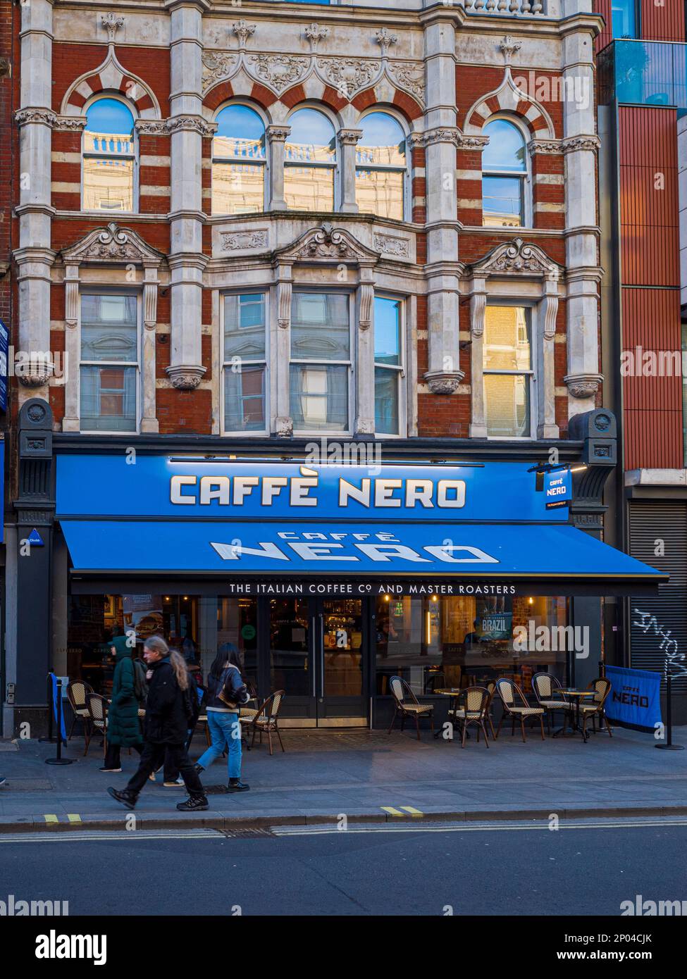Caffe Nero London - Cafe Nero - Caffè Nero - Caffe Nero Tottenham Court Rd Central London Stockfoto