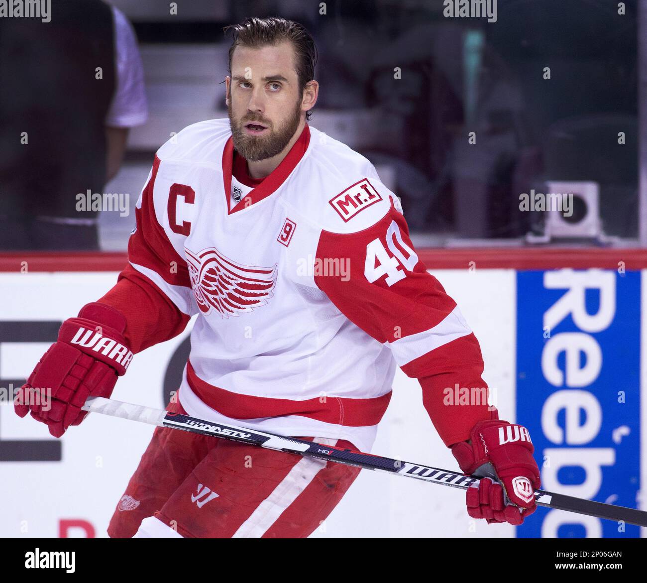 NHL profile photo on Detroit Red Wings Henrik Zetterberg, from Sweden