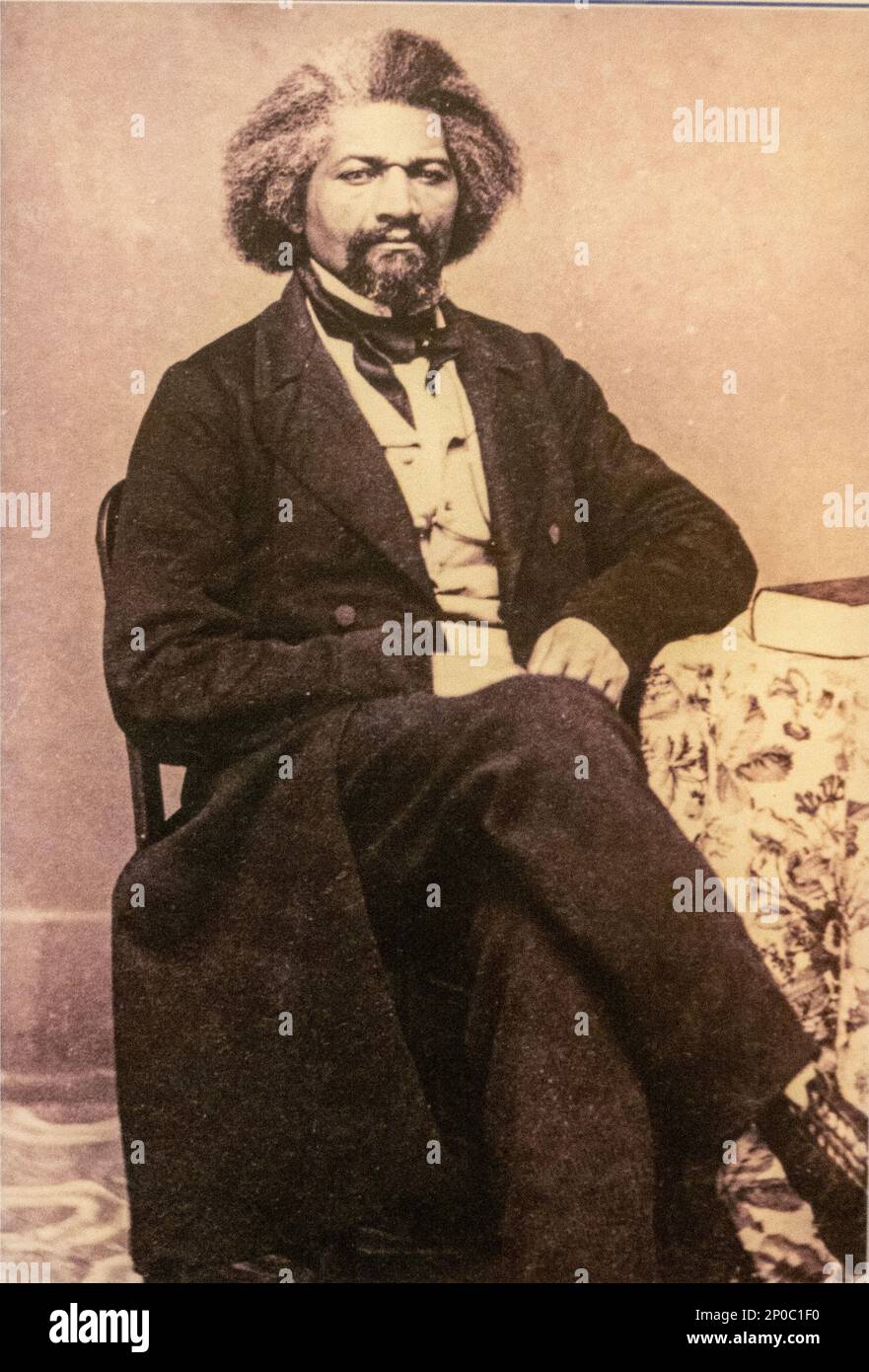 Frederick Douglass Statue im Maryland State House Capital Building in Annapolis MD Stockfoto