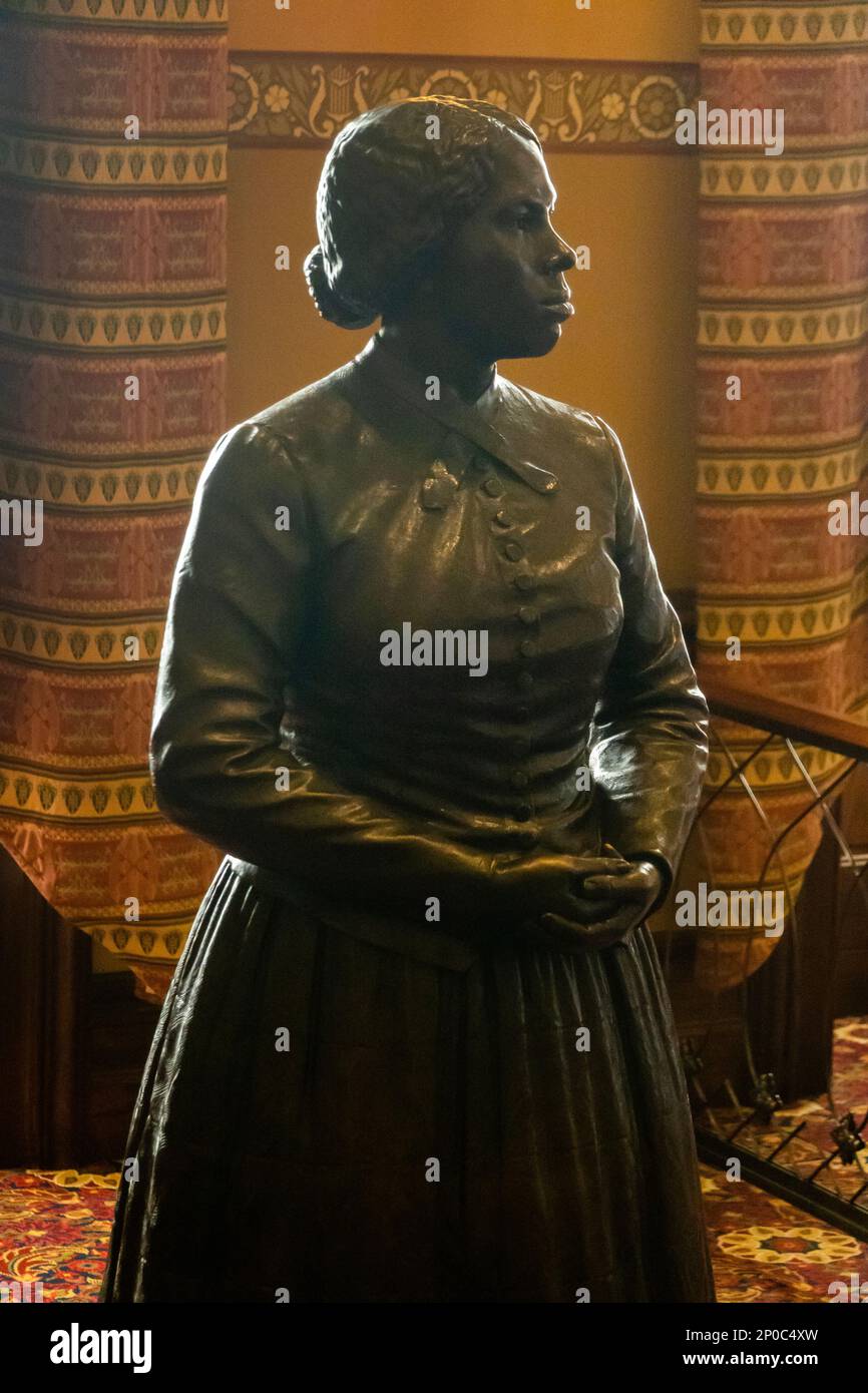 Harriet Tubman Statue im Maryland State House Capital Building in Annapolis MD Stockfoto
