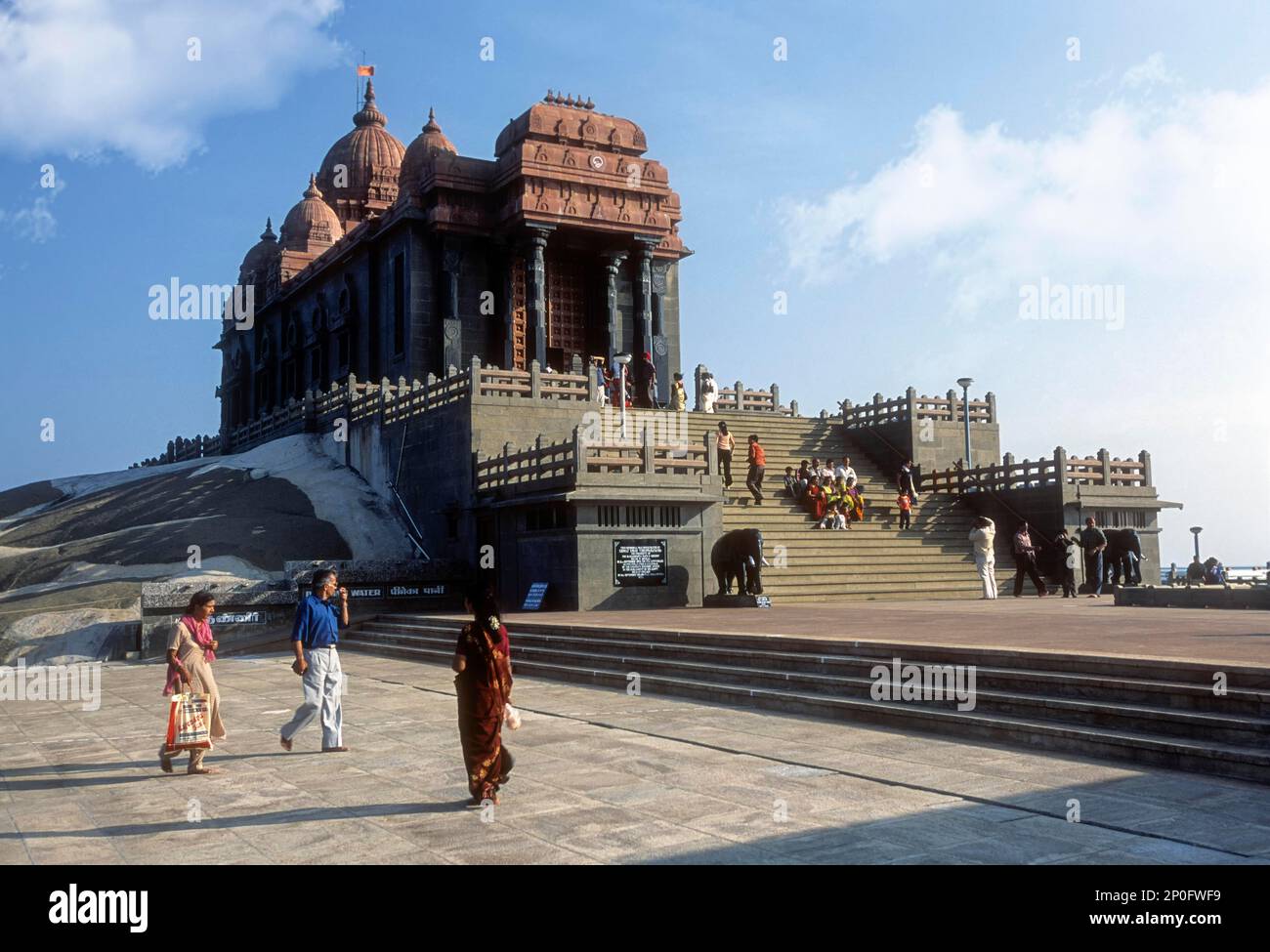 Vivekanada Rock Memorial in kanyakumari, T. Nadu Stockfoto