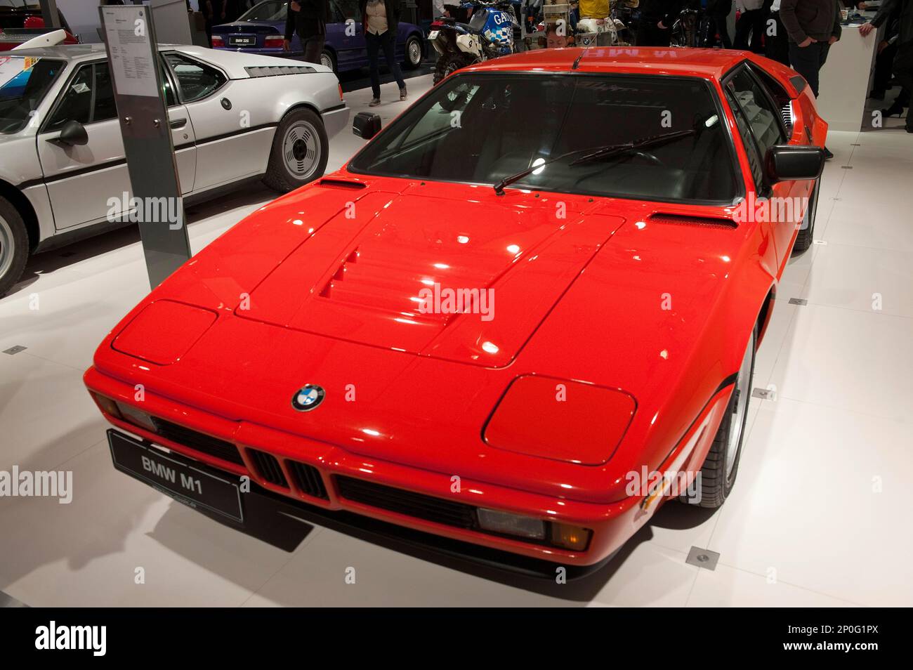 BMW M1, 1978-1981 gebaut, Supersportwagen, Sportwagen, Designer: Giorgetto Giugiaro Stockfoto