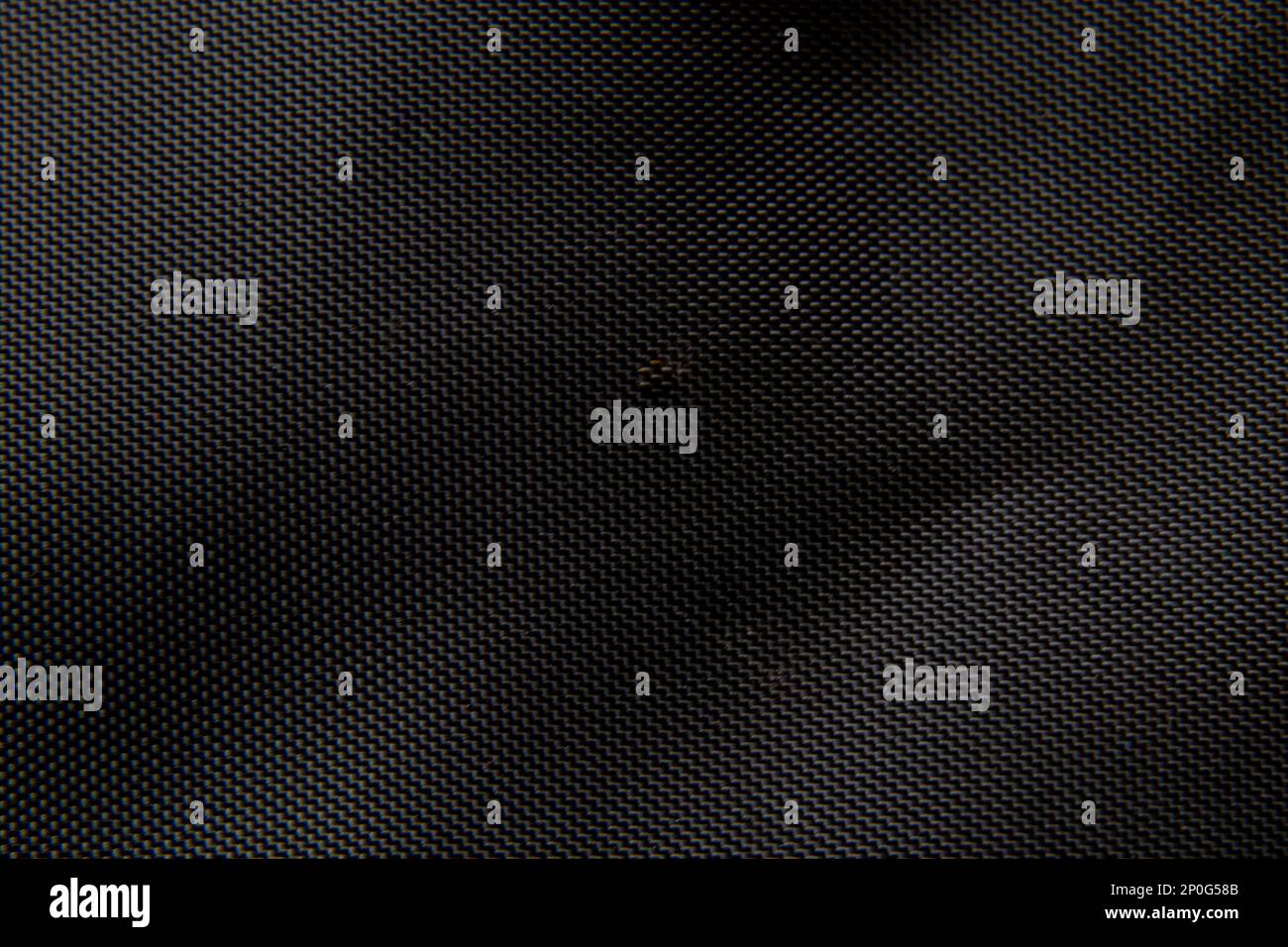 Schwarzes Faltenmuster als Hintergrund Stockfoto