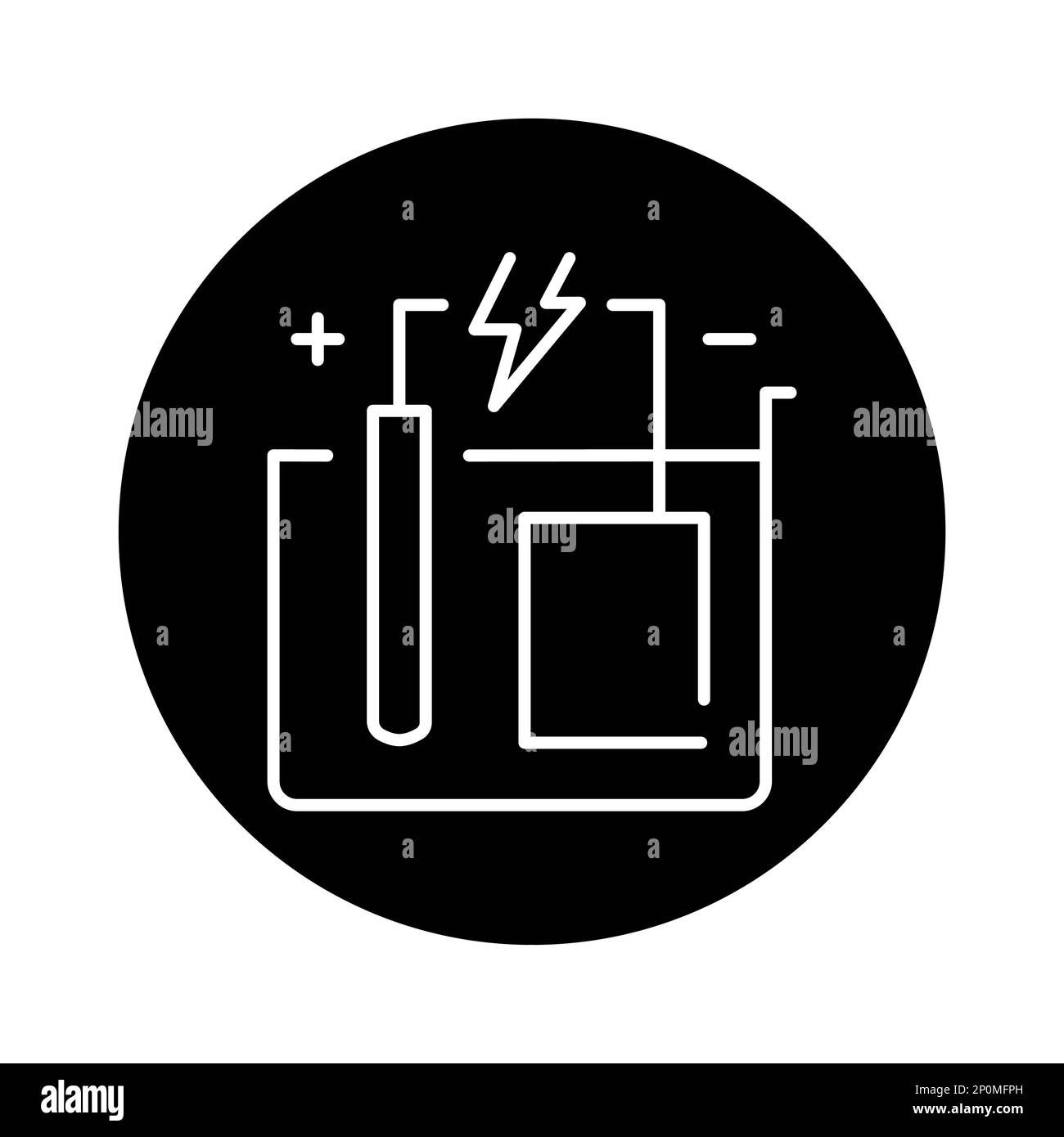 Galvanisierung сolor Liniensymbol. Metallarbeiten. Piktogramm für Webseite. Stock Vektor