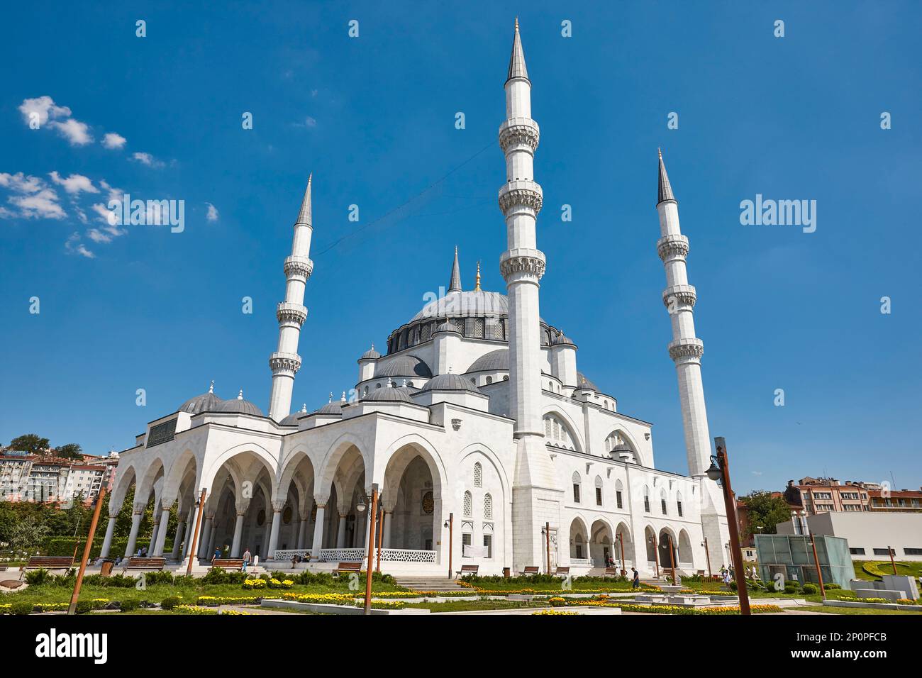 Historische Melike Hatun Moschee im Stadtzentrum von Ankara. Truthahn Stockfoto