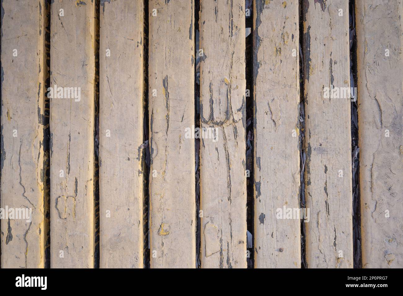 Holzhintergrund mit alten Holzbohlen Stockfoto