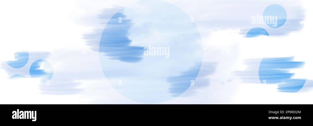 Handgezeichnete Illustration mit leuchtenden Farben und geometrischen Elementen Stockfoto
