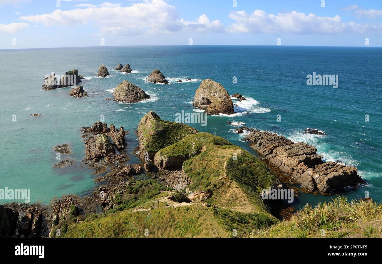 Nugget Point - Neuseeland Stockfoto