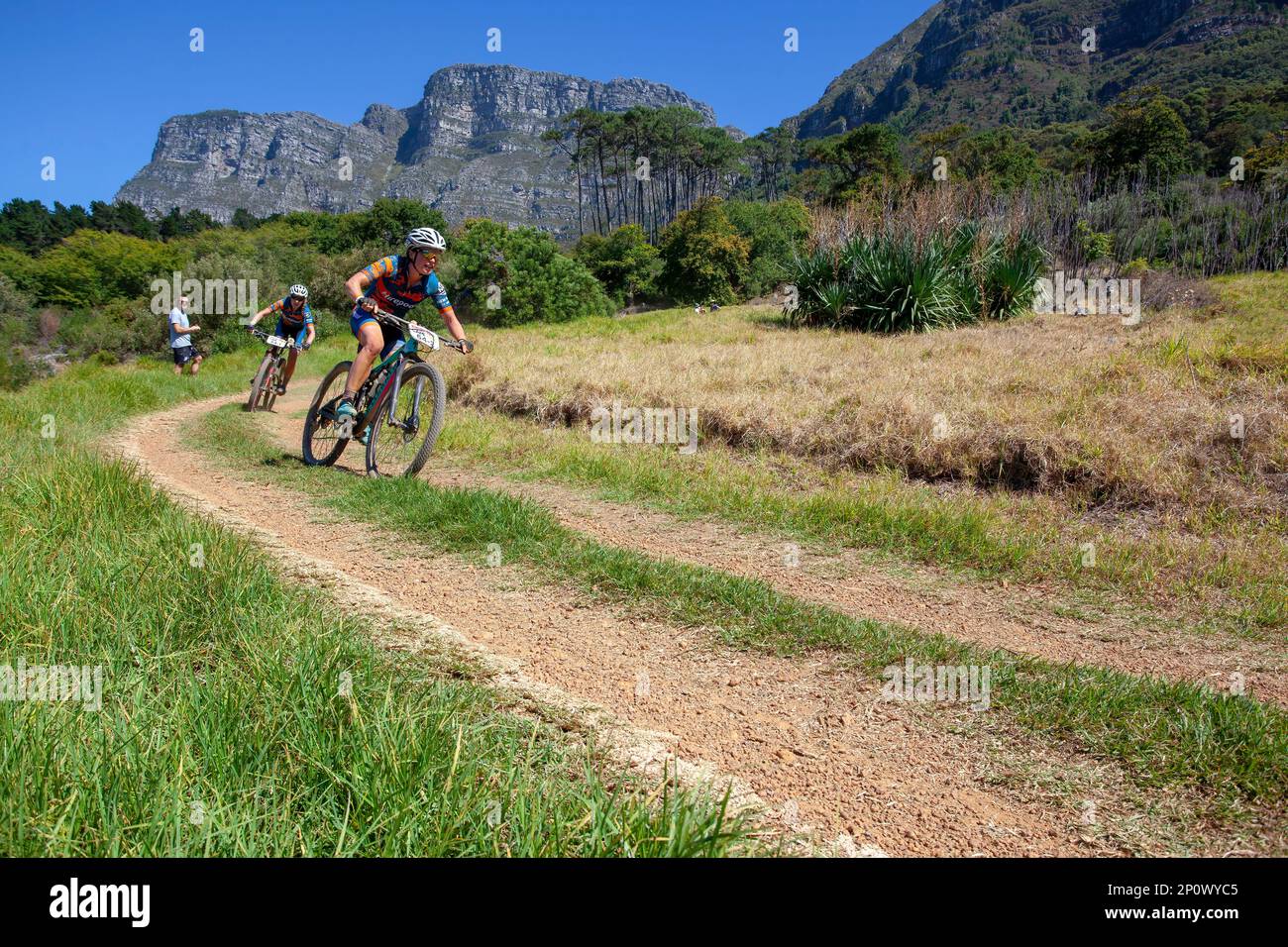 ABSA Cape Epic Prologue Mountainbike-Rennen Stockfoto