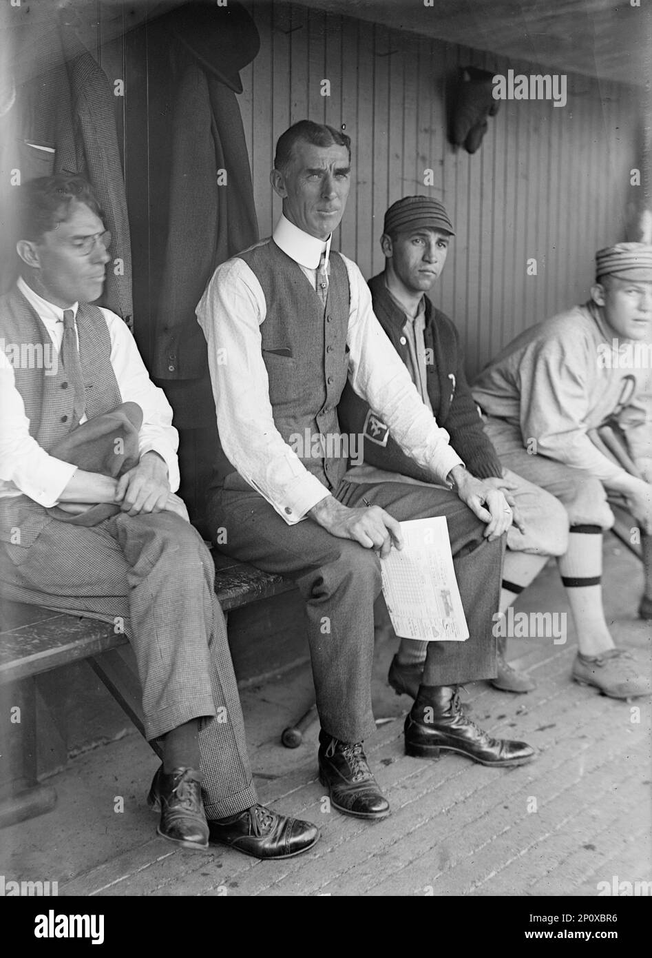 Connie Mack, 1913. Professioneller Baseballfänger, Manager und Teambesitzer. Stockfoto