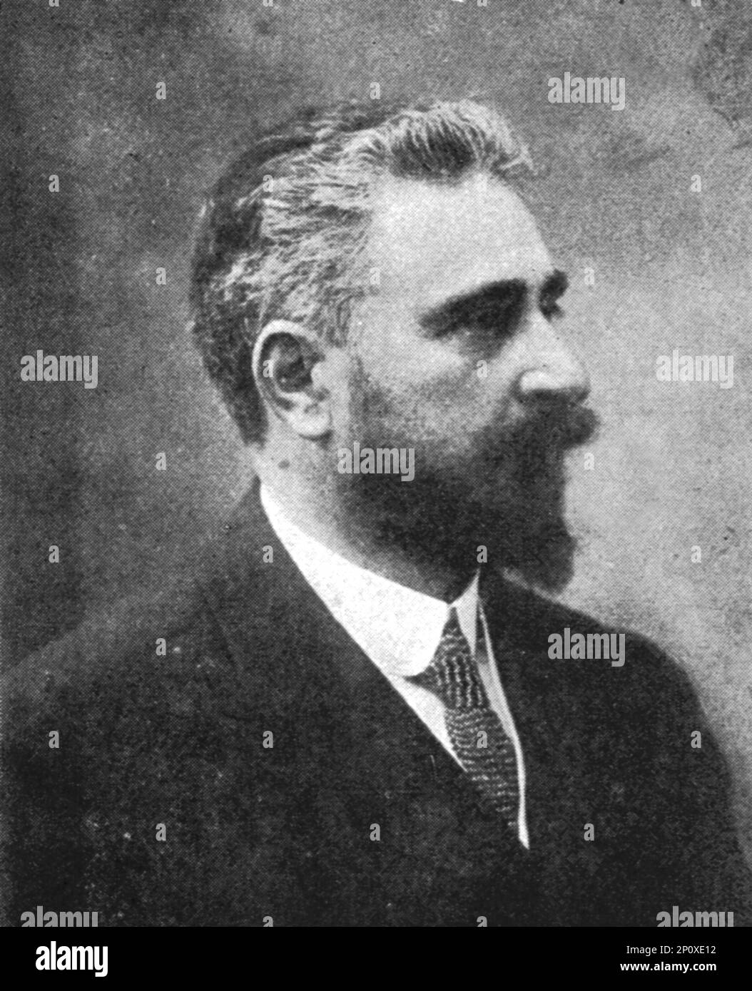 "L'Heure de la Roumanie; Jean Bratiano. President du Conseil des ministres de Roumanie“, 1916. Aus der „Collection de la Guerre IV L'Illustration Tome CXLVIII. La Guerre Juillet, Aout, Septembre, Octobre, Novembre, Dez. 1916". Stockfoto