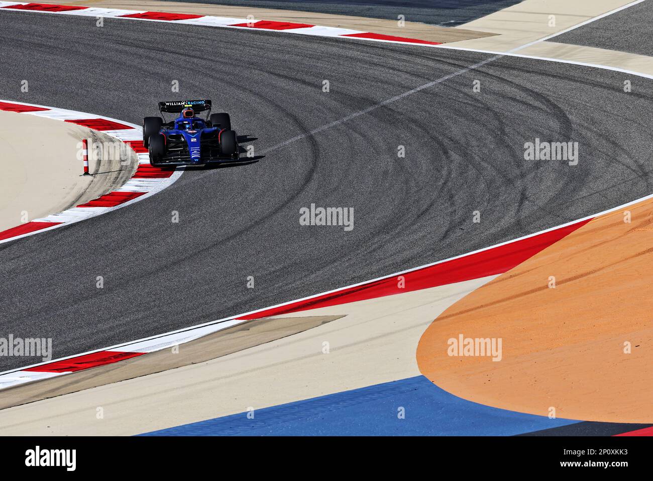 Logan SarSergeant (USA) Williams Racing FW45. Formel-1-Weltmeisterschaft, Rd 1, Bahrain Grand Prix, Freitag, 3. März 2023. Sakhir, Bahrain. Stockfoto