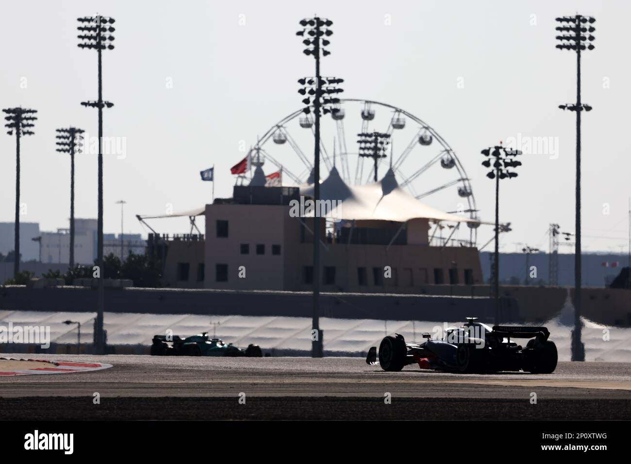 Logan SarSergeant (USA) Williams Racing FW45. Formel-1-Weltmeisterschaft, Rd 1, Bahrain Grand Prix, Freitag, 3. März 2023. Sakhir, Bahrain. Stockfoto