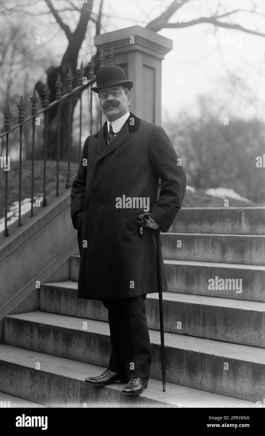 Dr. Paul Ritter, Sondergesandter und Ministerbevollmächtigter der Schweiz, 1917. Schweizer Botschafter in den Vereinigten Staaten. Stockfoto