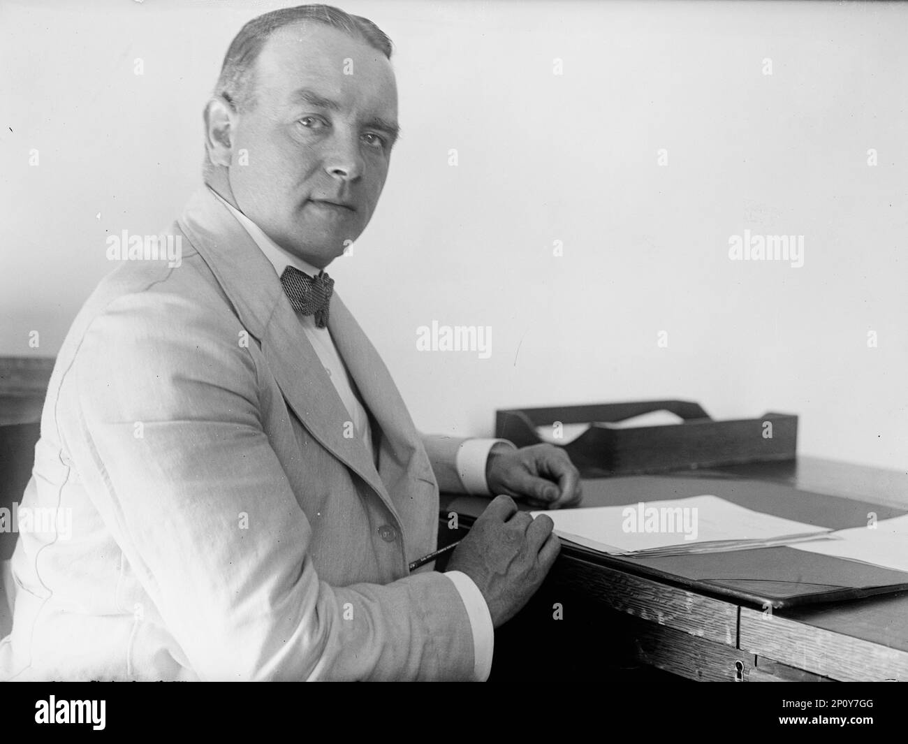 George M. Rolph, 1917. Rolph war für die Zuckerabteilung der US-Lebensmittelbehörde zuständig. Stockfoto