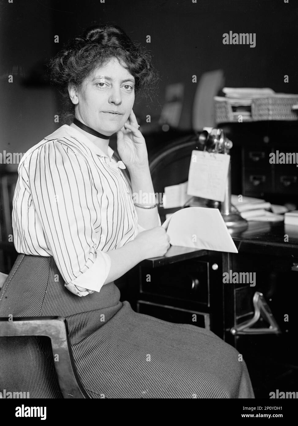 Miss Carolyn B. Sheldon, 1914. Stockfoto