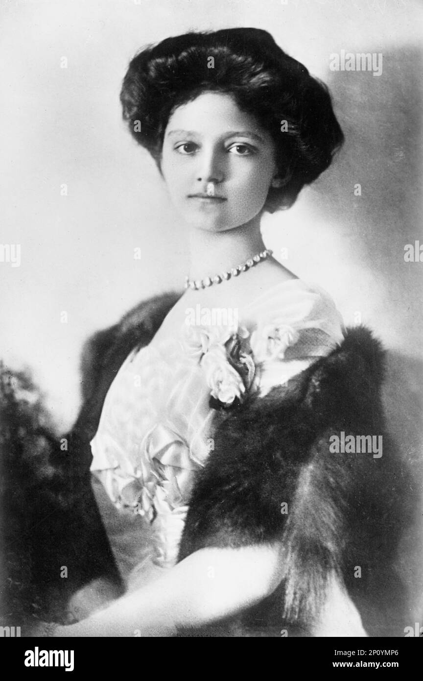 Ihre Königliche Hoheit Zita, Kaiserin von Österreich, Prinzessin von Bourbon und Parma, 1914. Die letzte Kaiserin von Österreich und Königin von Ungarn. Stockfoto