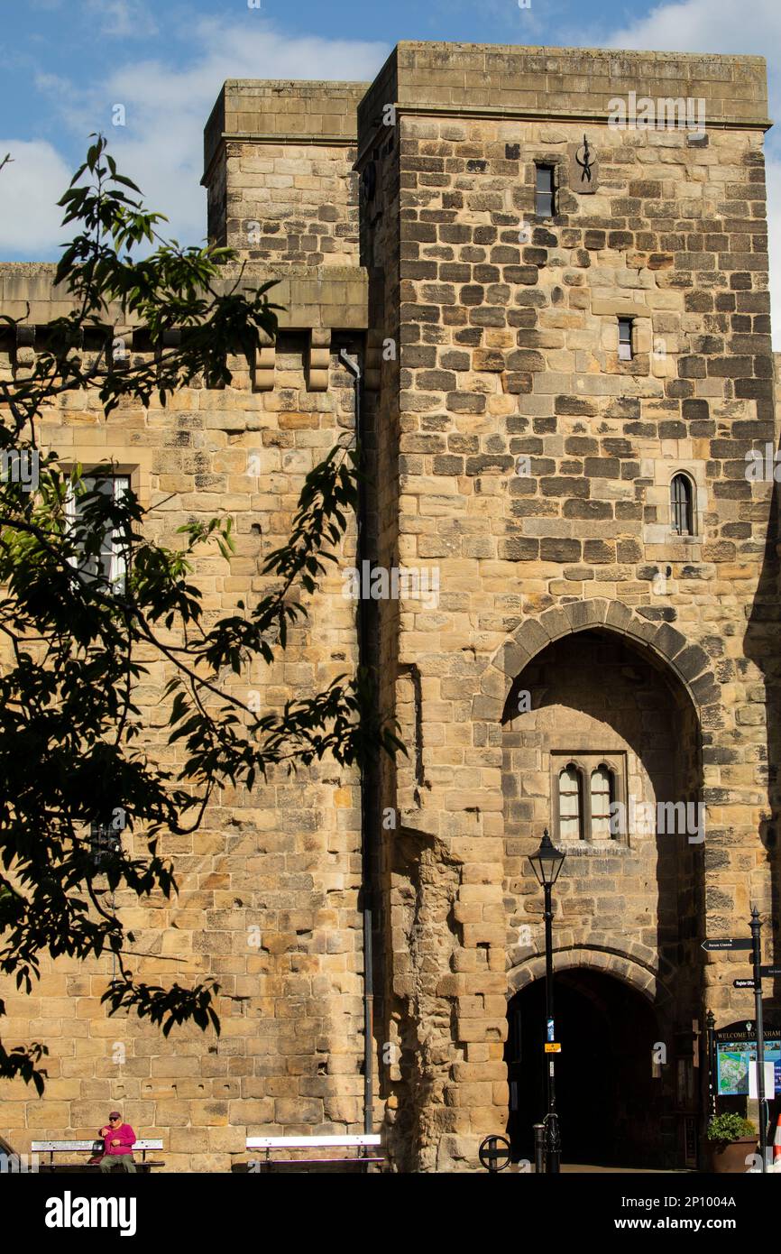 Hexham Abbey Gatehouse, Hexham, Northumberland Stockfoto