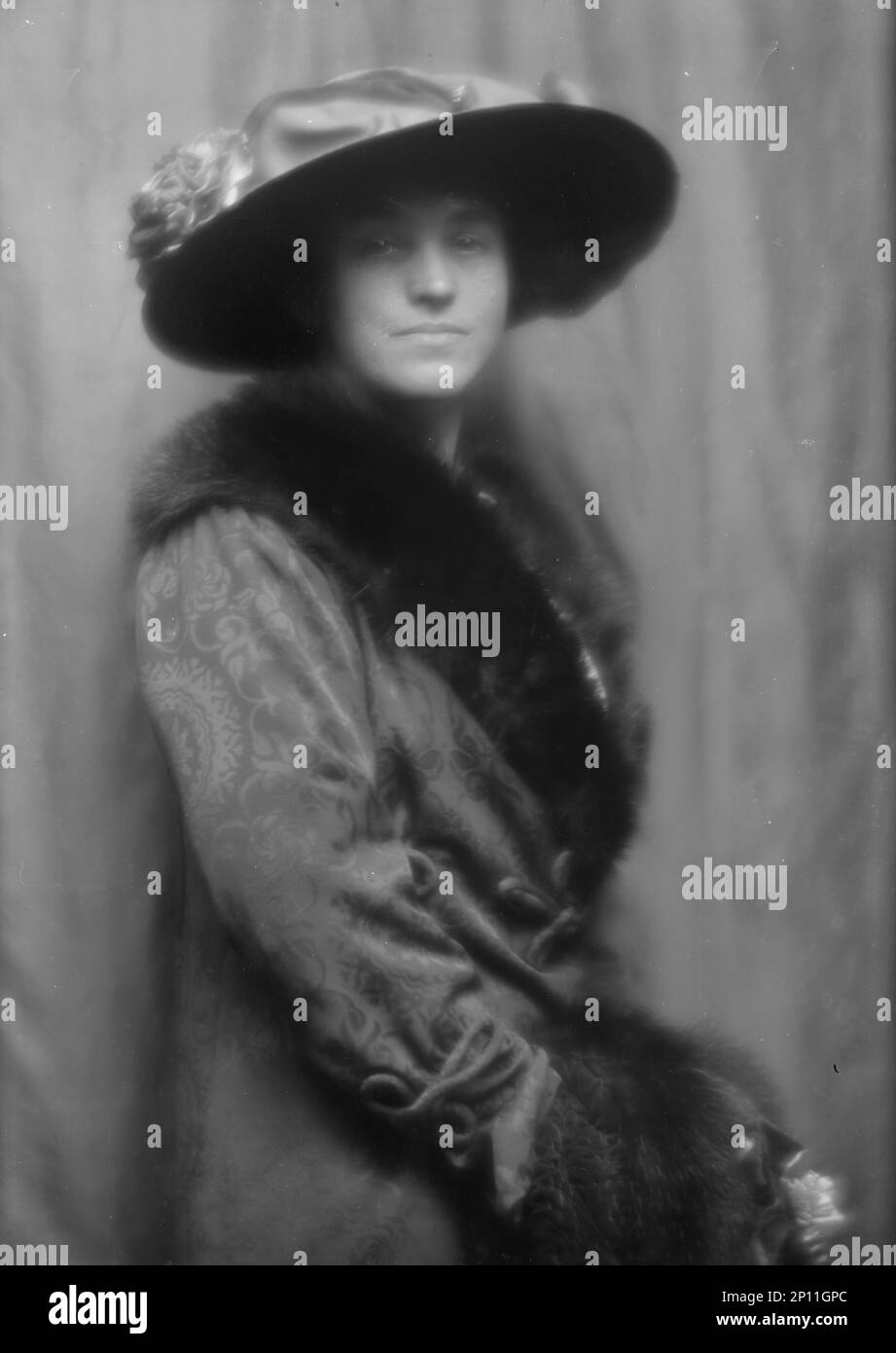 Gates, Eleanor, Mrs., Porträtfoto, 1913. Stockfoto