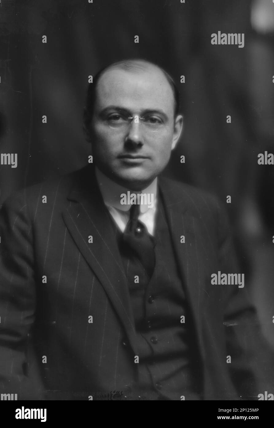 Lewisohn, Samuel W., Mr., Porträtfoto, 1914. Mai 7. Stockfoto