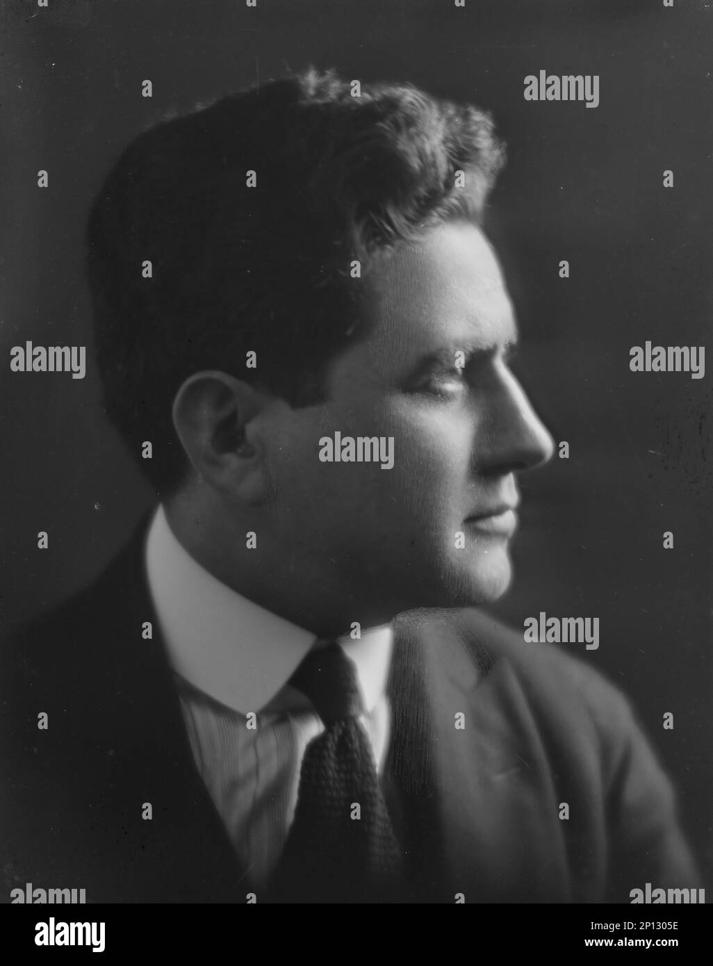 Nicht identifizierter Mann, möglicherweise Mr. Jacques Greenberg, Porträtfoto, (1917?). Stockfoto