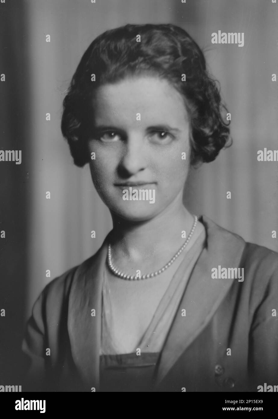 Freundin von Miss Alice Carr, Porträtfoto, 1918. April 8. Stockfoto