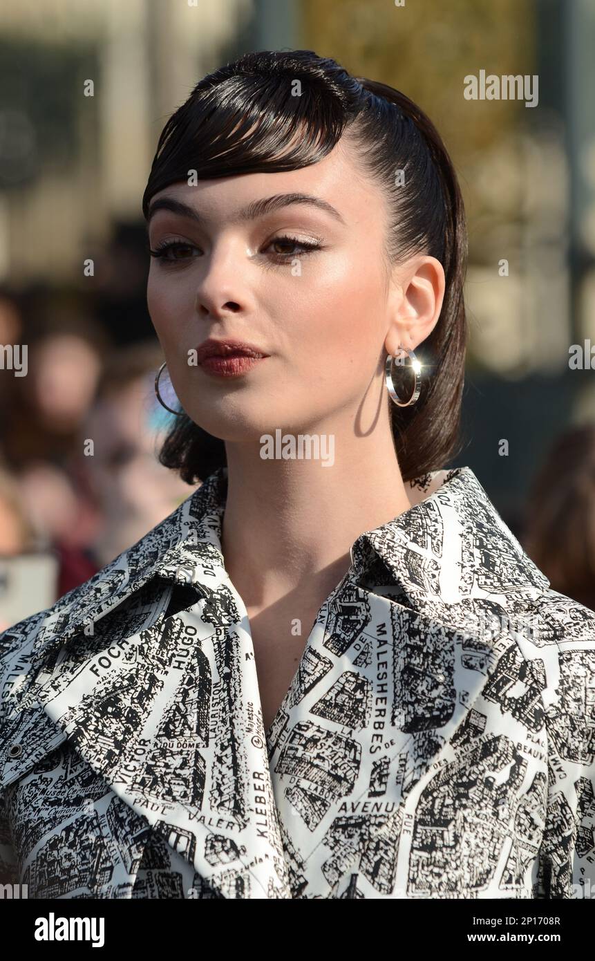 Pour cette nouvelle édition de la Fashion Week à Paris, les stars du cinéma, de la Mode étaient nombreuses lors des défilés Stockfoto