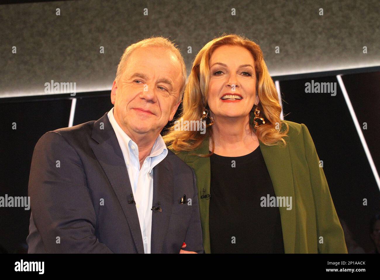 Hubertus MeyerBurckhardt und Bettina Tietjen nehmen am 3. März 2023 an der NDR Talk Show im NDR Hubertus MeyerBurckhardt und Bettina Tietjen nehmen am 3. März 2023 an der NDR Talk Show im NDR
