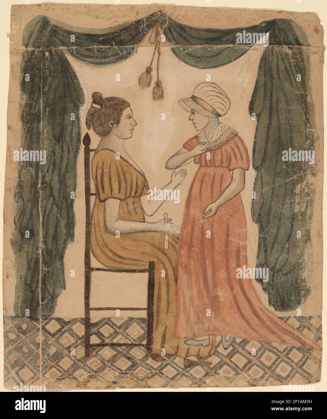 Mutter und Tochter. Stockfoto